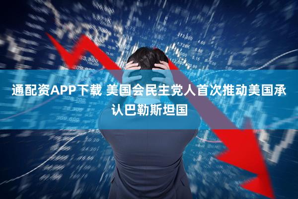 通配资APP下载 美国会民主党人首次推动美国承认巴勒斯坦国